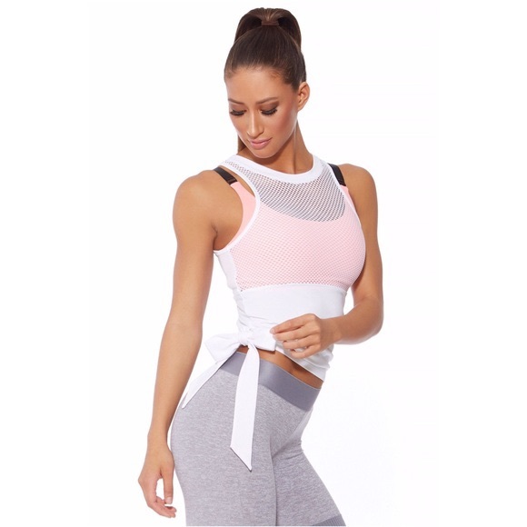 Bombshell Sportswear Tops - Bombshell Sportswear Party Tank in White